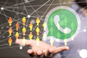 WhatsApp e omini stilizzati