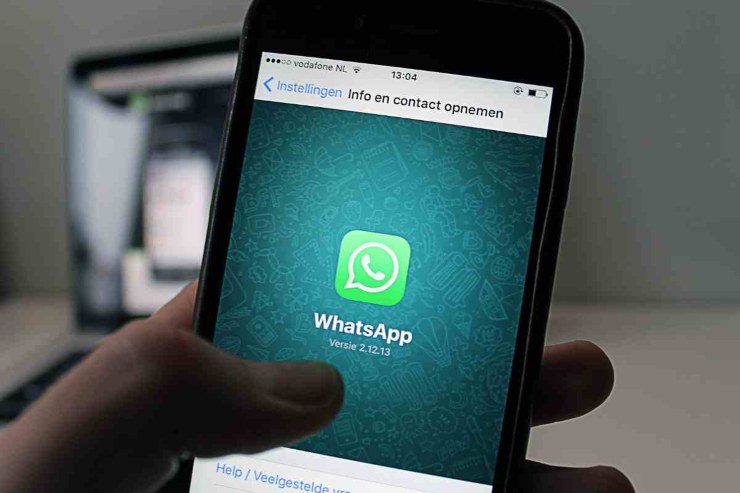 WhatsApp sul telefono 