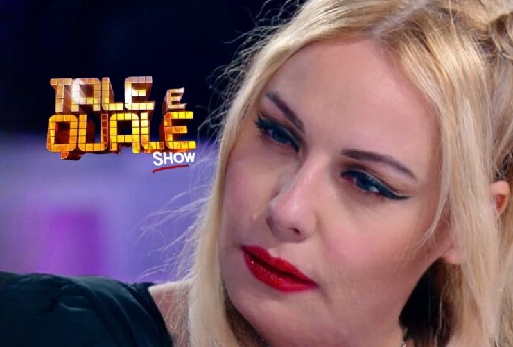 Lisa Fusco e logo Tale e Quale Show
