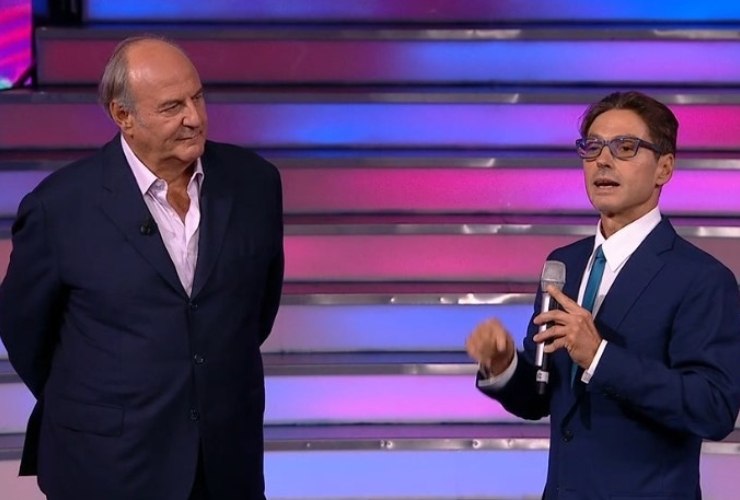 Gerry Scotti e Pier Silvio Berlusconi