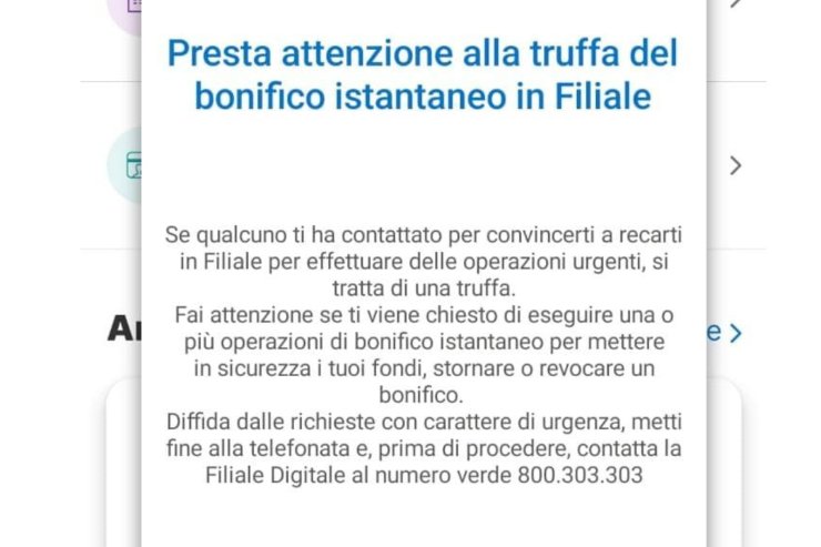 Avviso sull'app Isybank: attenzione ai tentativi di truffa
