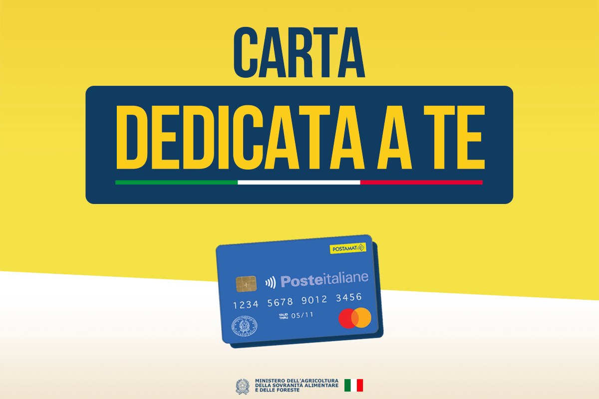 social cardo della carta dedicata a te