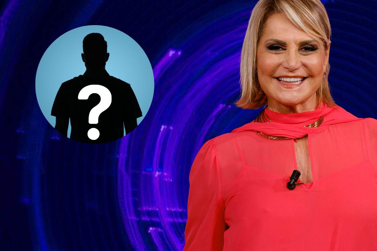 simona ventura sagoma uomo nera punto interrogativo